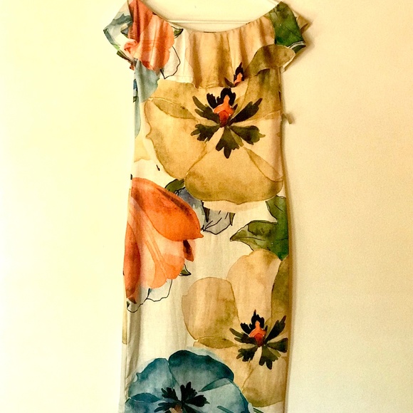 New Spring Off Shoulder Lined Dress! - Picture 1 of 6